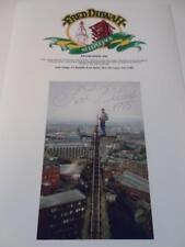 STEEPLEJACK & TELEVISION PERSONALITY FRED DIBNAH SIGNED PRE-PRINT EXCLUSIVE 7