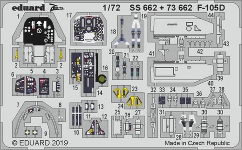 Eduard 73662 republic - eduard, 1:72