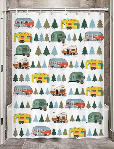 Camper shower curtain - shower, travel