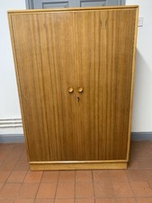 Mid Century Oak Compact Wardrobe From Meredew  circa 1950s