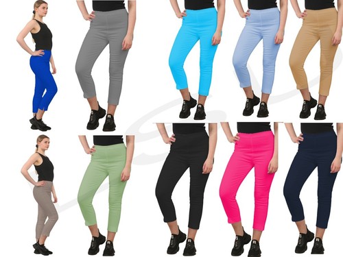 Women stretchy capri - women's,