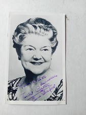 Violet Carson Ena Sharples autographed dedicated photograph Coronation Street