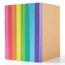 Feela 32 Pack Kraft Notebooks