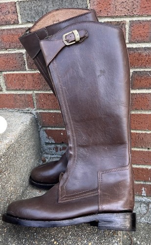 Mens tall knee high leather - knee,