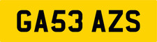 GAZ'S PERSONALISED PRIVATE REG