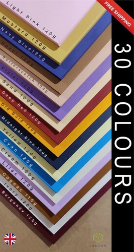Coloured paper 100 120gsm - coloured,