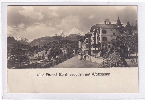 Postcard berchtesgaden villa - postcard,