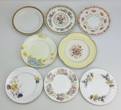 Bone china yellow tea side - bone,