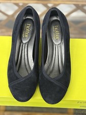 Hotter Ladies Size 5 Monica Monic Shoes In Navy Blue. Worn But Great Condition