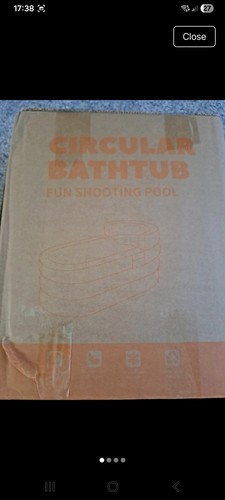 Inflatable circular bathtub - inflatable,