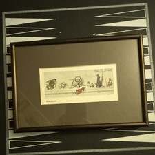 a hand-colored etching "A la