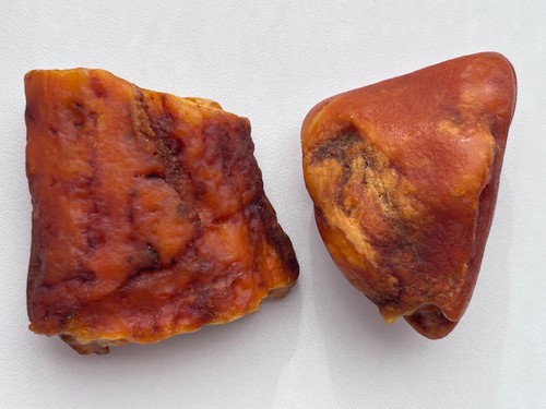 Two natural royal baltic amber - royal,