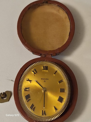 Vintage swiza travel alarm - travel,