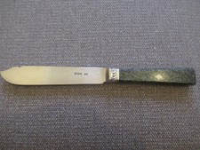 solid silver butter knife with