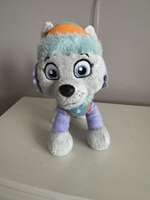 Paw Patrol Everest Snow Pup dog Soft Toy Plush Figure Teddy Character 10”