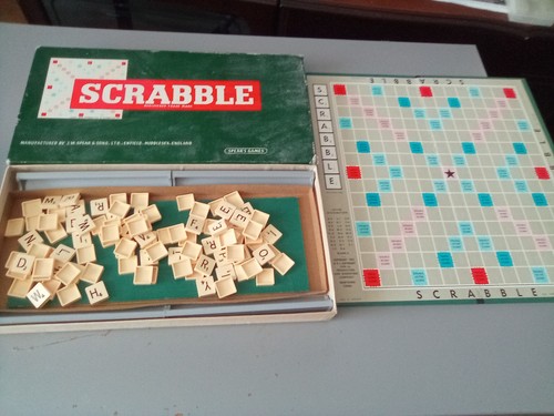 Vintage 1955 scrabble board - 1955,