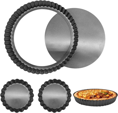 3pcs quiche pan set 22cm - quiche,