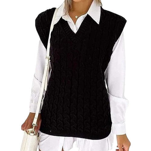 Womens sleeveless knitted - womens,