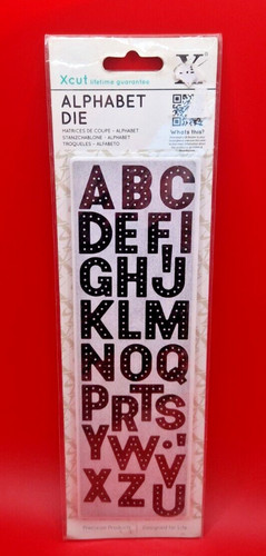 Docrafts alphabet dies - alphabet,