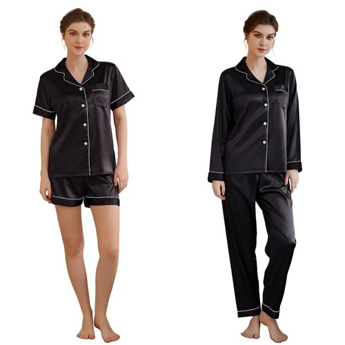 Womens pyjamas ladies satin - womens,