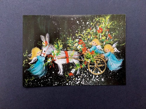 Vintage unused xmas - unused, greeting