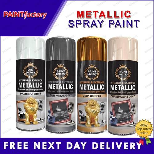 Metallic spray paint - spray, aerosol