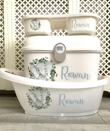 Personalised baby bath - baby, bath,