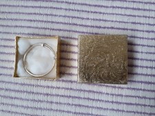 Vintage Silver baby "christening" bracelet up to 4.5 cm diameter. 