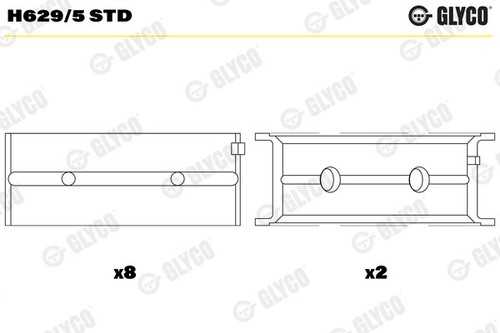Glyco h629 std crankshaft - glyco,