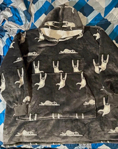 Lounge crew grey animal print - grey,
