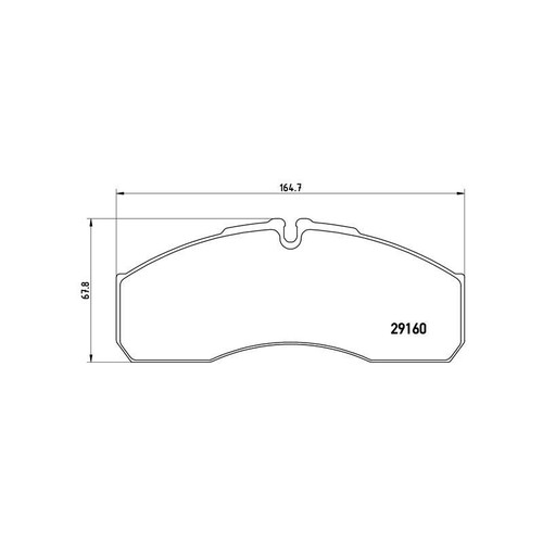 Brembo 022 brake pads set - p,