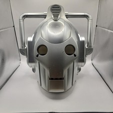 Dr. Doctor Who Cyberman Voice Changing Helmet Mask Full Working Order 