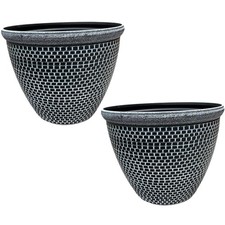 2 x Cromarty Plant Pot Large