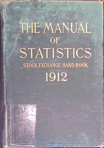 The manual statistics stock - the, of