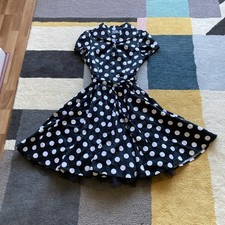 Hearts & Roses Black Polka Dot
