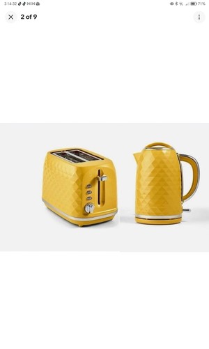 Kettle and slice toaster - and,