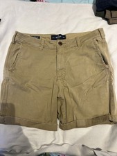 Men’s Hollister Chino Shorts Beige Size 34