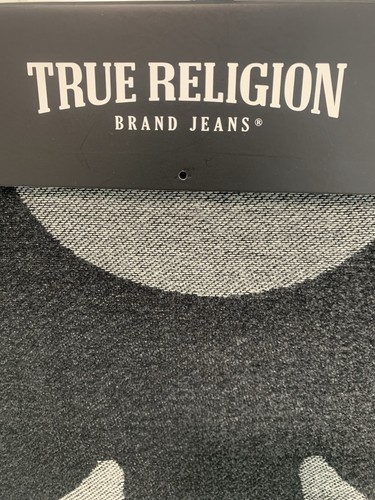 True religion scarf grey black - true, grey/black