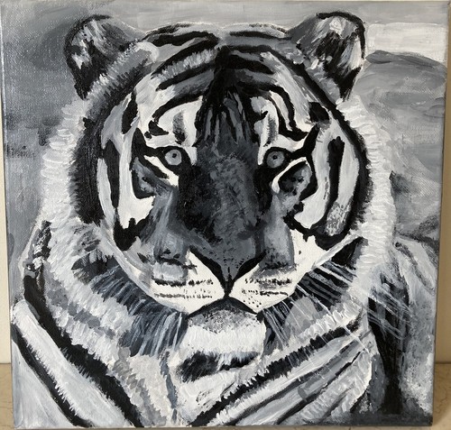 Original tiger acrylic - original,