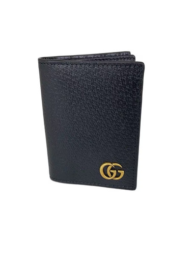 Gucci card case leather - card, blk