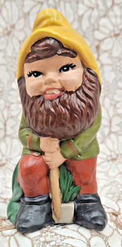 Vintage pixie garden gnome - vintage,