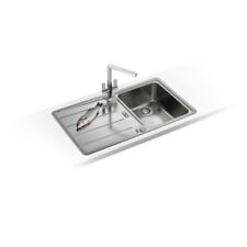 FRANKE HYDROS HDX 614 STAINLESS STEEL SINGLE BOWL SINK SILVER MODEL: 101.0314.56