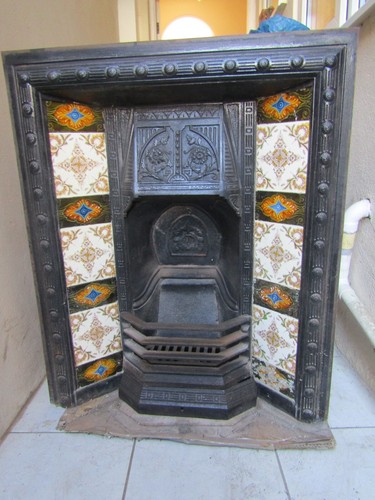 Fireplace vintage cast - –,