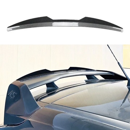 Carbon fibre effect spoiler - fibre,