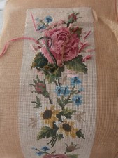 Part finished tapestry - finished, vintage