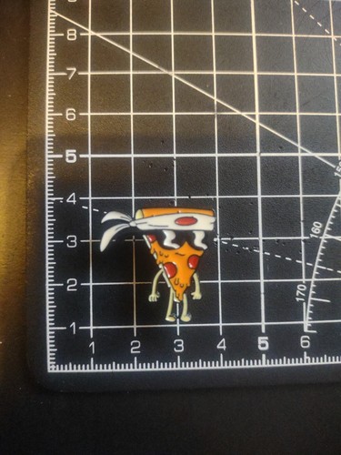 Japanese pizza enamel pin - japanese,