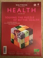 WAITROSE HEALTH - AUTUMN 2019 - SOLVING THE PUZZLE OF BETTER HEALTH - ISSUE 5