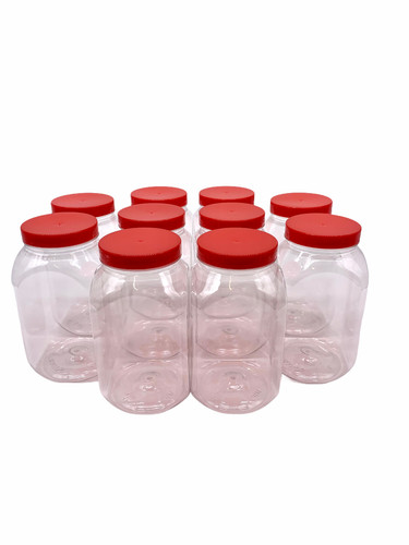 Litre square plastic - square,