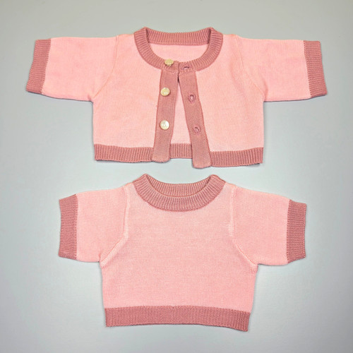 Bear factory pink cardigan and - pink,