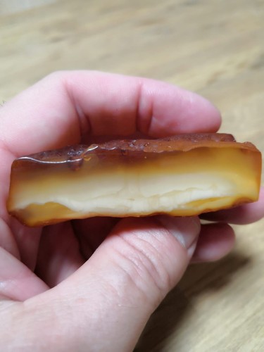 Raw baltic amber stone - stone, 34